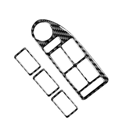 Carbon Fiber Window Lift Switch Button Cover Trim for BMW 5 Series M5 (1996–2003)