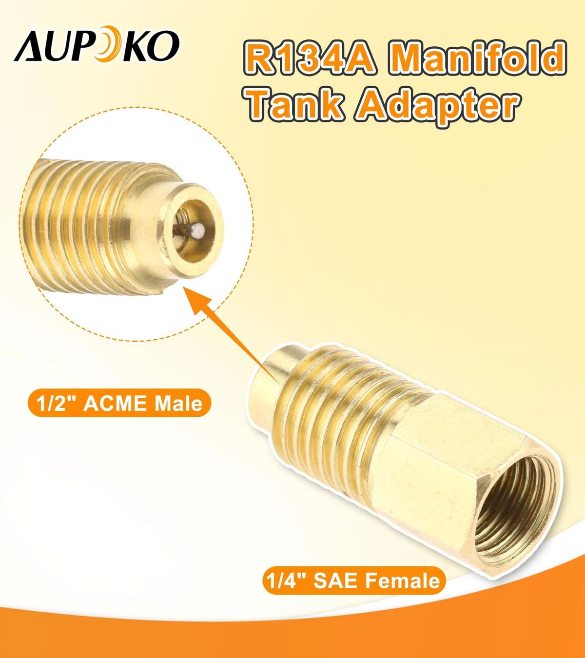 R1234YF Self-Sealing Can Tap with R134A Tank Adapter for Automotive