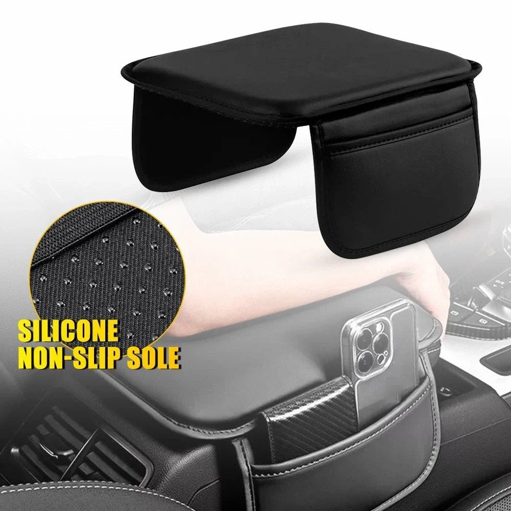 Leather Seat Armrest Cushion Protector for Car Interior Accessories