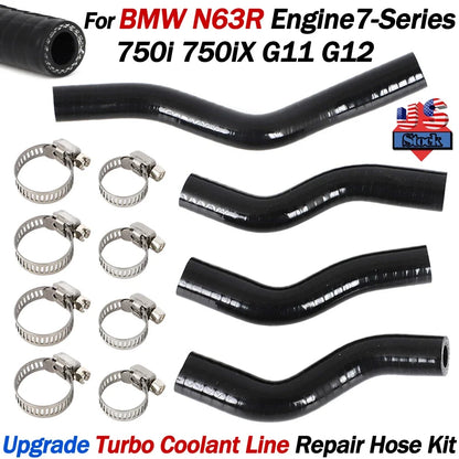 Turbo Coolant Line Repair Hose Kit for BMW 750i 750iX (2016–2020)