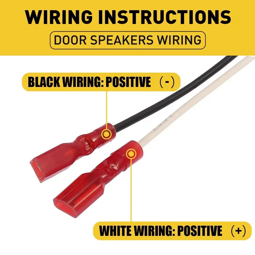 Speaker Harness Wiring Adapter Connector for Ram 2500 3500 Wrangler (2003–2021)