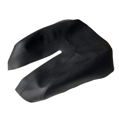 Leather Center Console Lid Armrest Cover for 14-21 Toyota Tundra Black