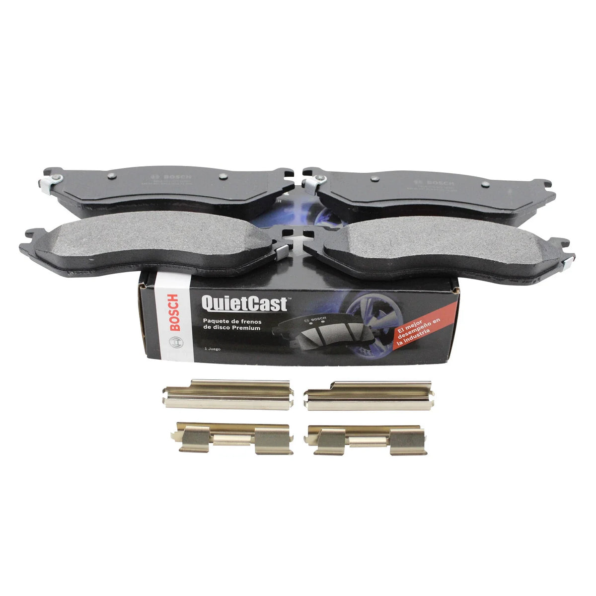 Bosch QuietCast Front Semi-Metallic Brake Pads for Dodge Ram 1500 (2002–2023)
