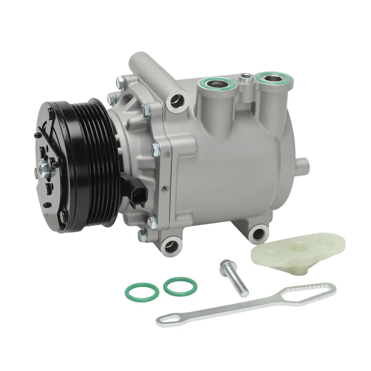 A/C Compressor with Clutch for Ford Explorer, Mercury Mountaineer (2002–2005) 18016506, 78542, 1L2Z19703EA