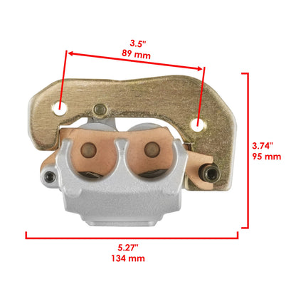 Front Left Brake Caliper w/Pads for Can-Am Outlander 450 2015-2016 MP2040CR183SU