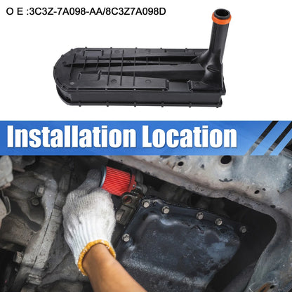 Transmission Filter Oil Pan for Ford E-150 (2004–2014) No.3C3Z-7A098-AA, 8C3Z-7A098-D