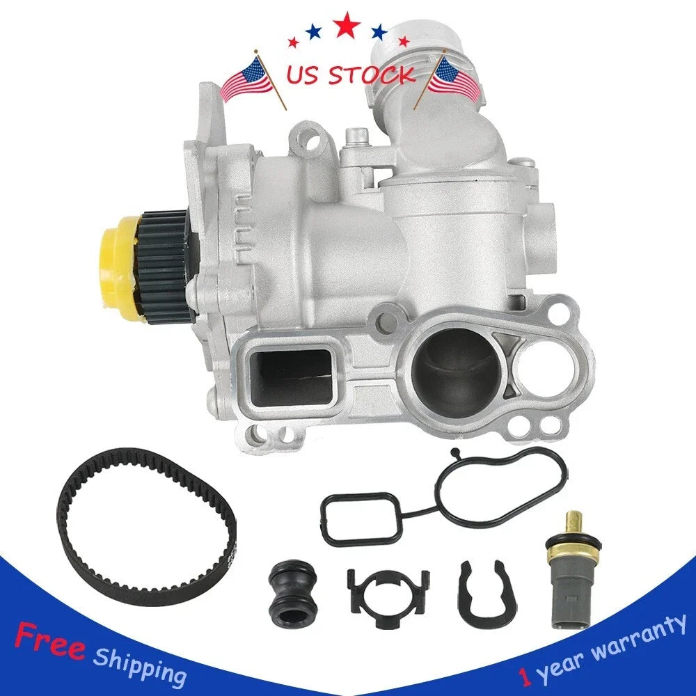 Aluminum Water Pump for Audi A3 A4 TT VW Tiguan Jetta Golf GTI Eos Beetle CC (2006–2020)