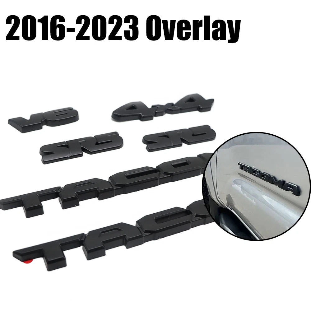 Emblem Overlay for Tacoma SR5 4x4 (2016–2023)