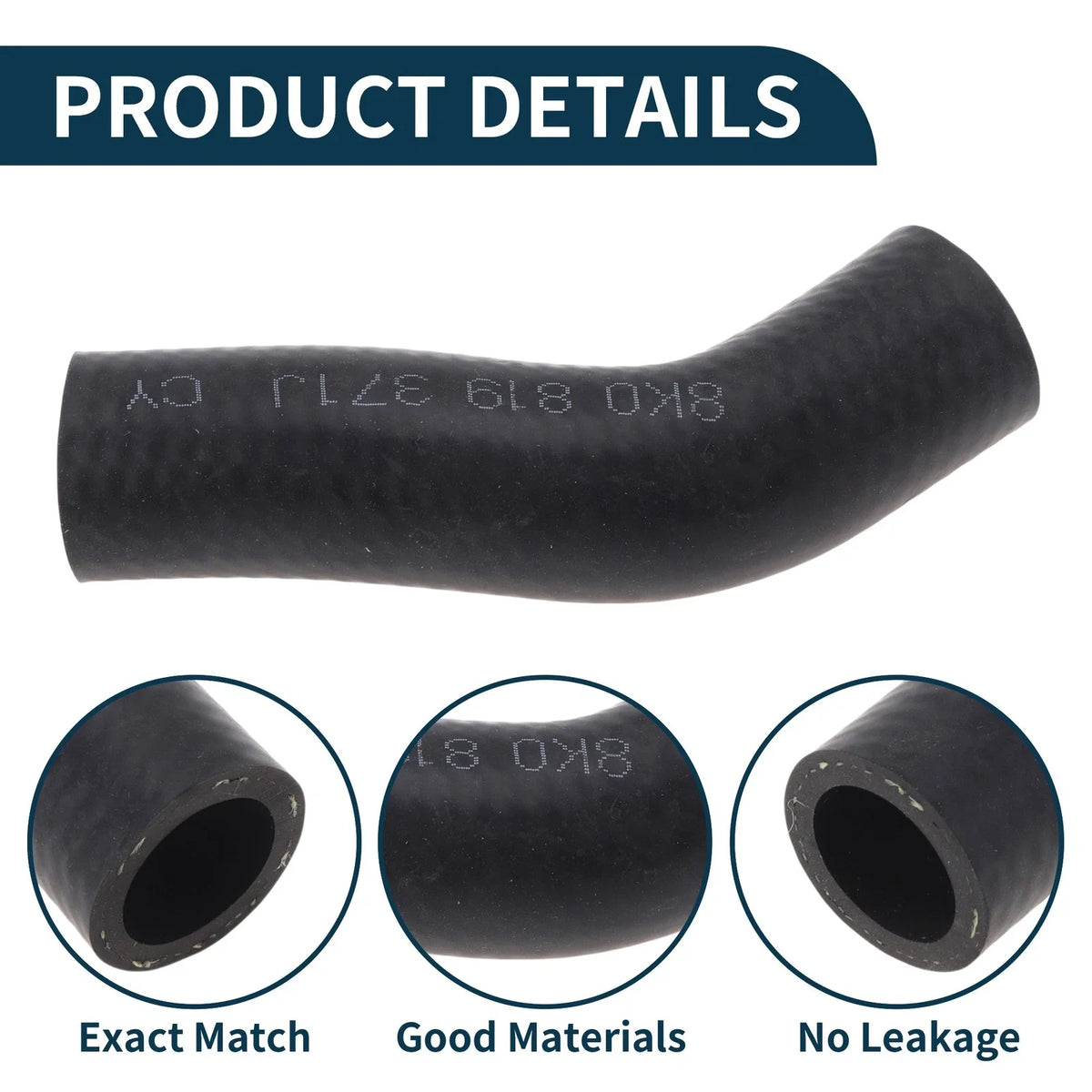Radiator Hose No. 8K0819371J for Audi Q5 2.0L (2013–2017)