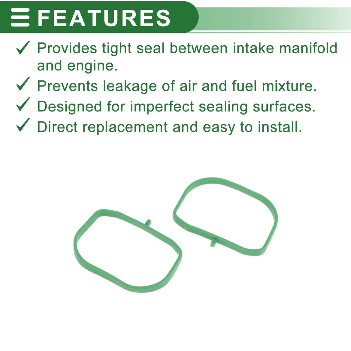 Set of 4 Engine Intake Manifold Gaskets for Ford Transit (2006–2014) No. 1S7G9441AE