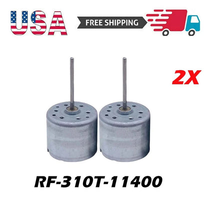 2X RF-310T-11400 Shaft for Mabuchi DC5.9V Micro Motor (CD DVD Player)