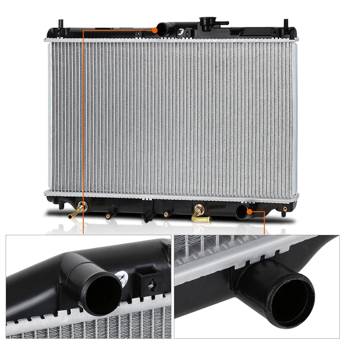 Aluminum Core Radiator for Honda Accord/Prelude (1990–1996) DPI-19