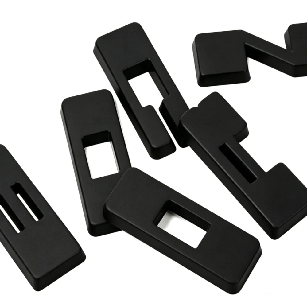 6Pcs ABS Tailgate Overlays for Bronco Sport (2021–2026) Matte Black
