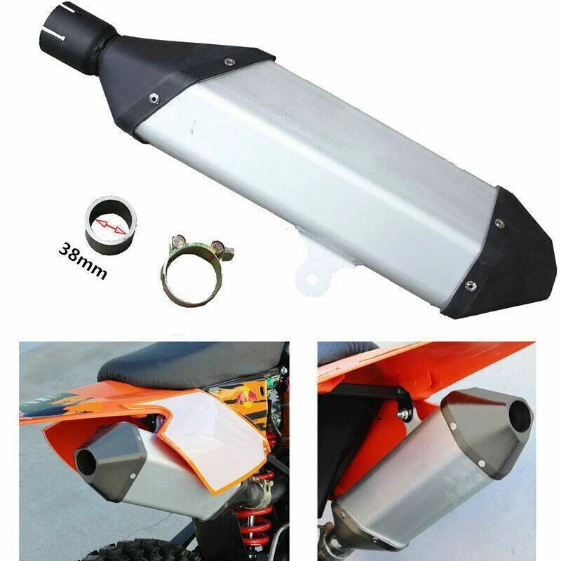 38mm Performance Muffler Exhaust Pipe for Dirt Bike 200 250 350CC