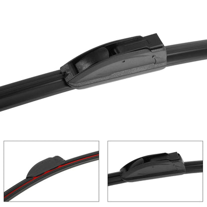 Set of 3 Front Windshield Wiper Blades for Nissan Rogue (2008–2013)