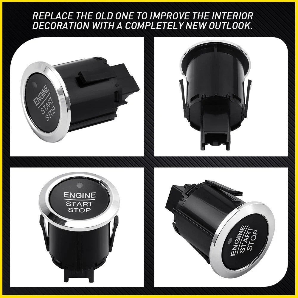 Start Stop Ignition Button Switch DG9T-14C376-ADW for Ford Fusion (2015–2020)