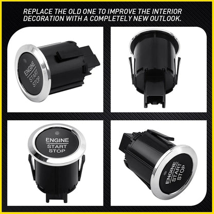 Start Stop Ignition Button Switch DG9T-14C376-ADW for Ford Fusion (2015–2020)