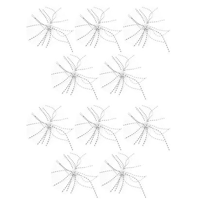 10pcs Outdoor Soft Lure Set with Two Weights 1.3g 2.1g for Fishing