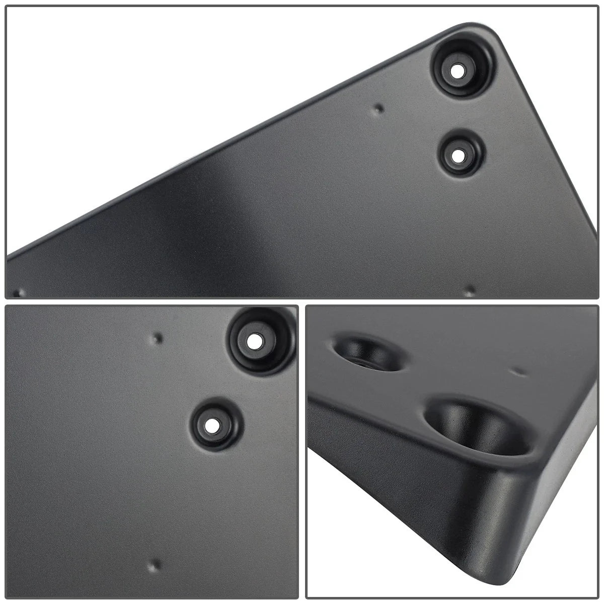 Front Bumper License Plate Mounting Bracket for Mercedes-Benz GLS63 AMG (2017–2019)