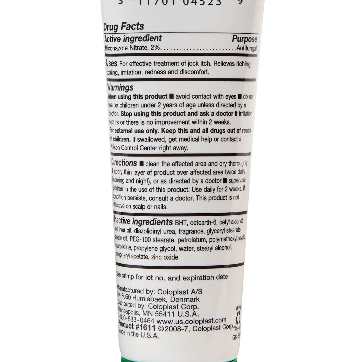 Baza Antifungal Skin Protectant 2 oz. Tube Scented (Pack of 1)