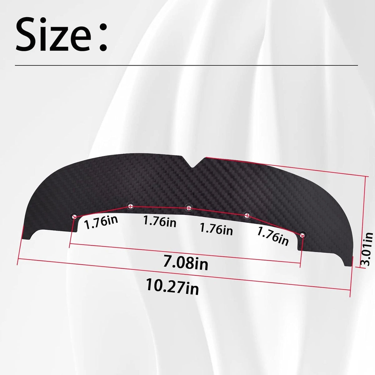 Carbon Fiber Front Splitter for ARRMA Vendetta 3s BLX