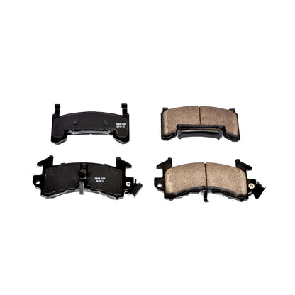 2X Powerstop Brake Pad Set 16-154 for Chevrolet Chevy Malibu (1978–1981)