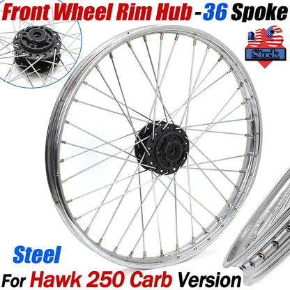 21" Front Wheel Rim for Hawk 250 (Carb Version) Dirt Bike (2005–2023)