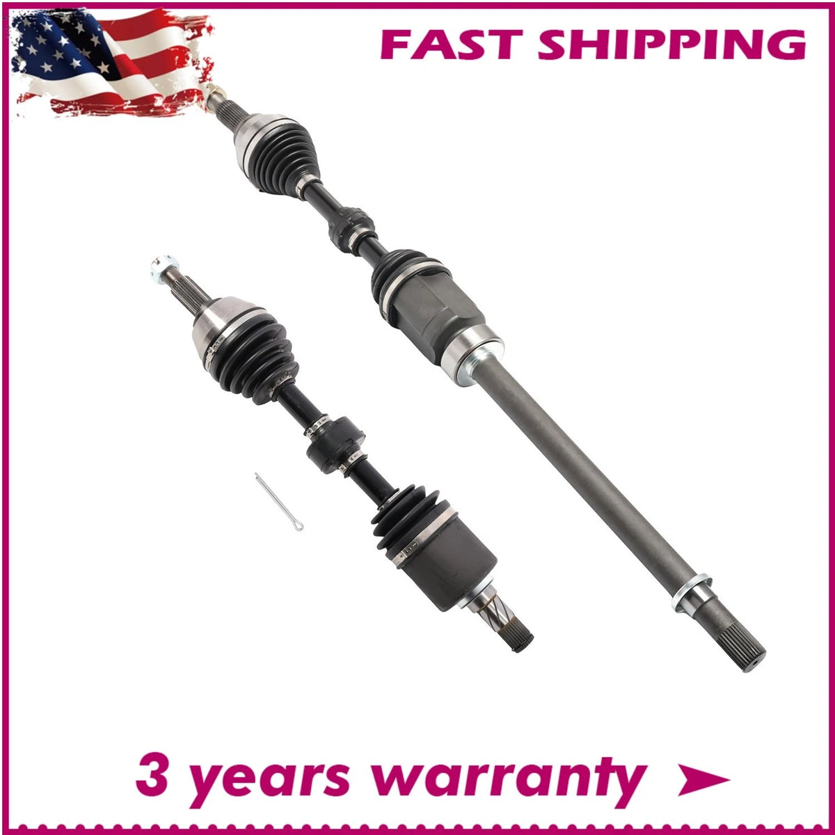 2X CV Axle Shaft Assembly for Nissan Altima Maxima (2016–2020) VP84248601S