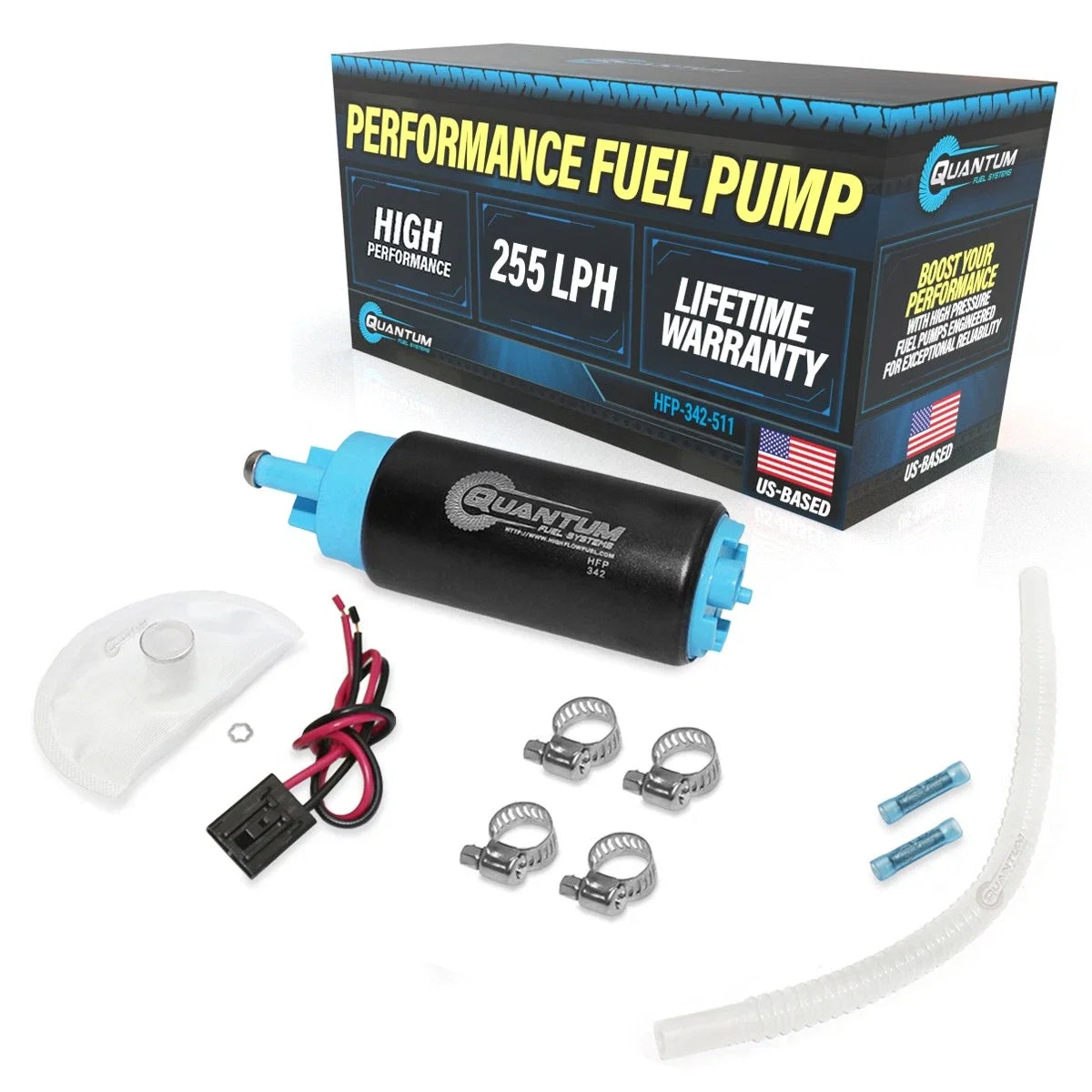 QFS 255LPH Fuel Pump Kit for Infiniti G37 (2009–2013) GSS342G3