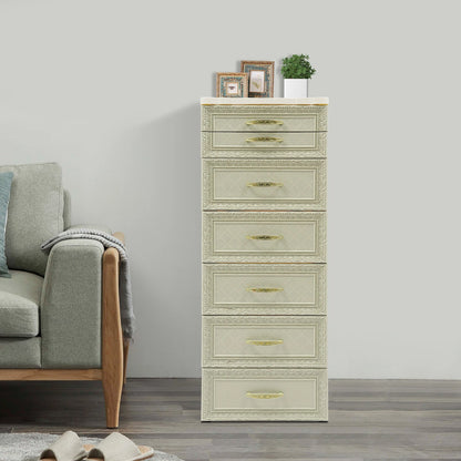 7 Drawer Dresser for Bedroom Tall Chest of Drawers Clothes Organizer