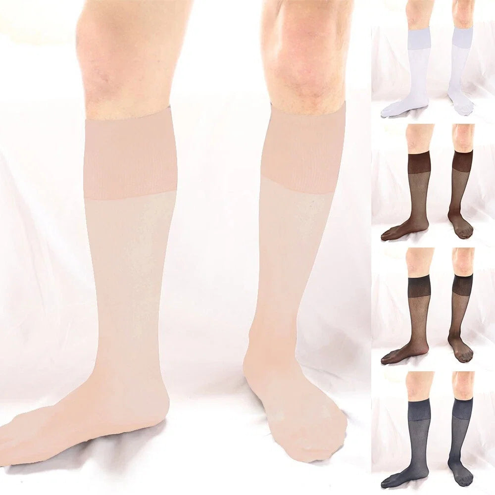 Invisible Traceless Sheer Tube Socks for Men - Business Dress Style