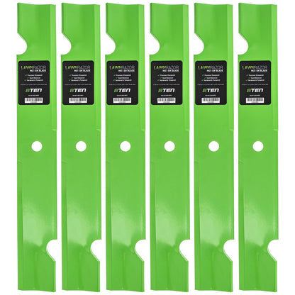 6-Pack LawnRAZOR Blade for Schiller Plus 52 20HP (Part Numbers: 038-3000-00, 539101485, 7075751)