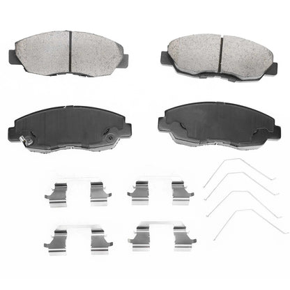 Set of 4 Front Ceramic Brake Pads for Honda Civic (2012–2015) SBC1578, ZD1578, 171578
