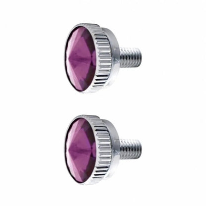 Set of 2 Chrome CB Radio Mounting Bolts 5mm for Universal Use (UP#21762)