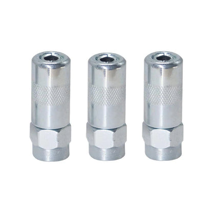 3PC Grease Gun Coupler Set for Heavy Duty 1/8 In. NPT Nozzle