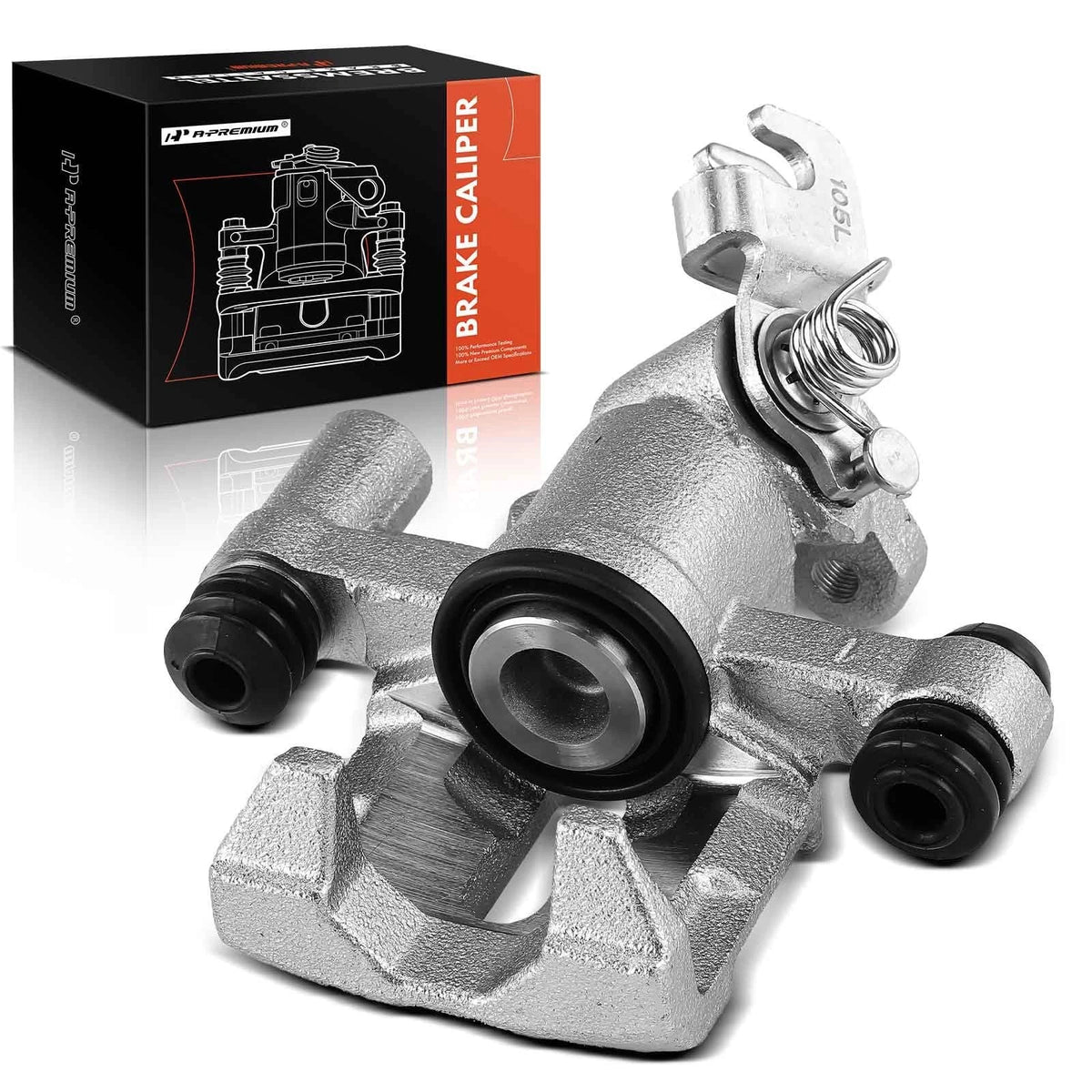 A-Premium Rear Driver Side Brake Caliper for Mazda Miata (1990–1997, 1999–2005) - 727101, NA012671X, NA012671XB, 19-1378, 191378