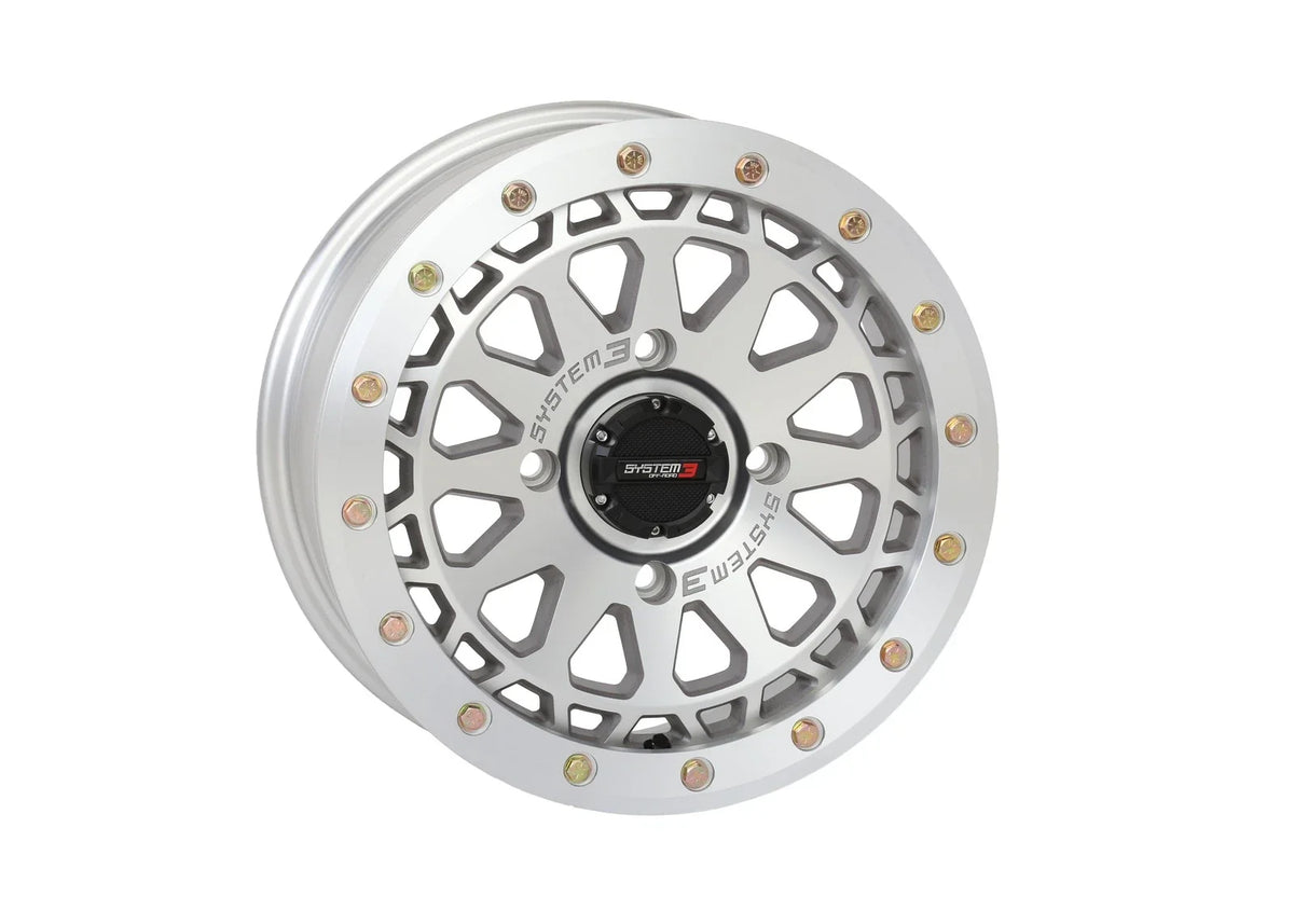 System 3 SB6 Beadlock Wheel 15x7 +45mm for Polaris RZR & Kawasaki Mule (2010–2023)
