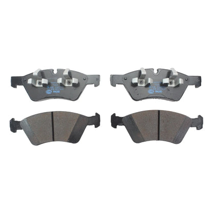 Set of 4 Hella Front Low-Metallic Brake Pads for MB W211 S211 W463 W164 W251