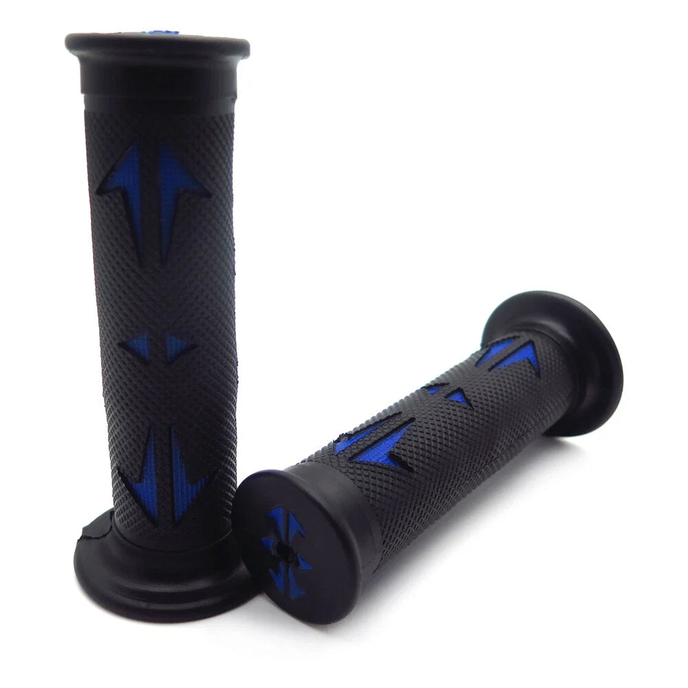 Set of 2 Rubber Hand Grips for Yamaha Dirt Bike (7/8" Left, 1" Right)