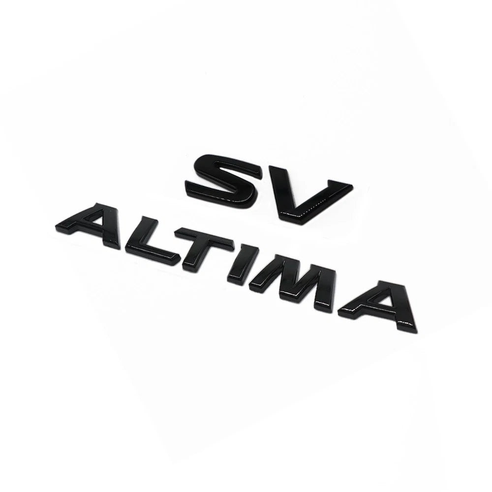 Gloss Black Tailgate Emblem for Nissan Altima (2013–2018)