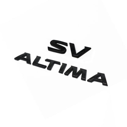 Gloss Black Tailgate Emblem for Nissan Altima (2013–2018)