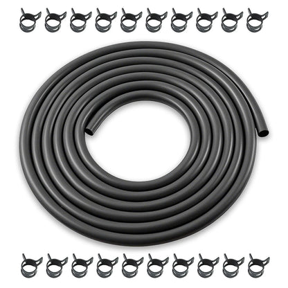 10 Feet Fuel Line Hose for 1/4 Inch ID (Fits 1/4" ID) Black