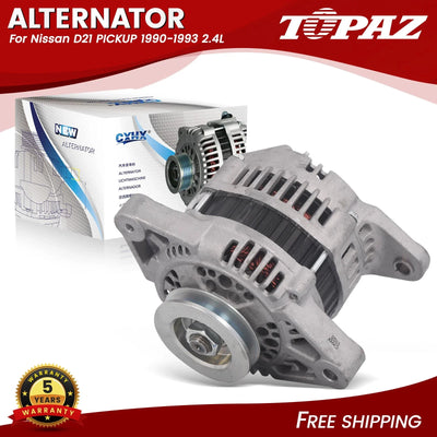 Alternator for Nissan D21 Pickup (1990–1993) 12V 60A 1-Groove