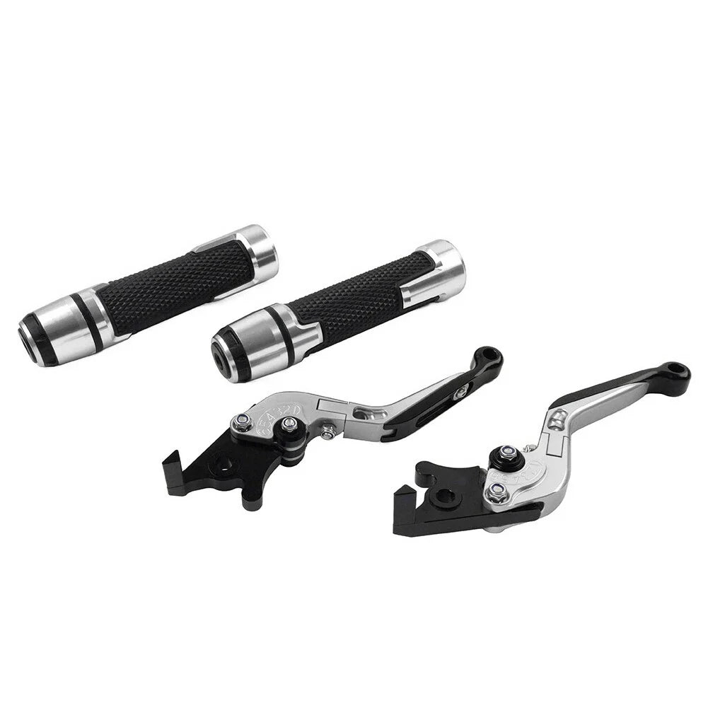 Silver Extendable Brake Clutch Levers Set for Kawasaki Z900RS (2018–2023)
