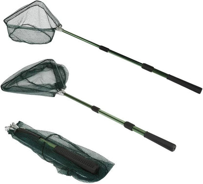 Collapsible Lightweight Aluminum Fishing Net - Durable Design