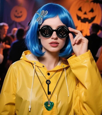 Halloween Cosplay Costume Accessories for Coraline (Unisex)
