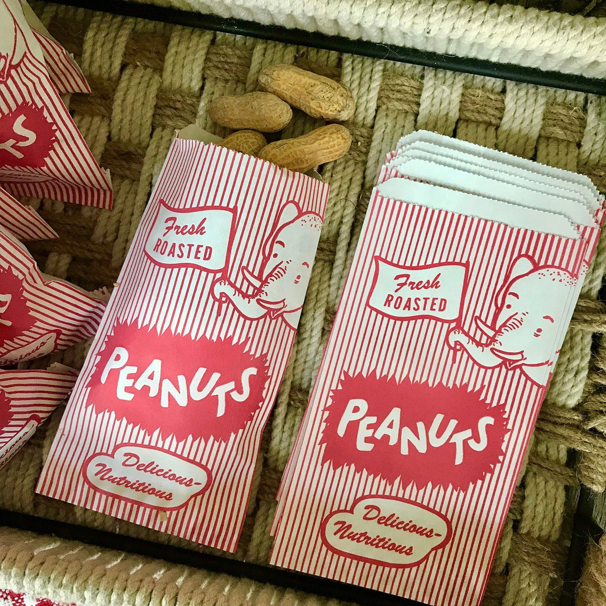 Paper Peanut Bags for Outside the Box Papers (Pack of 150)