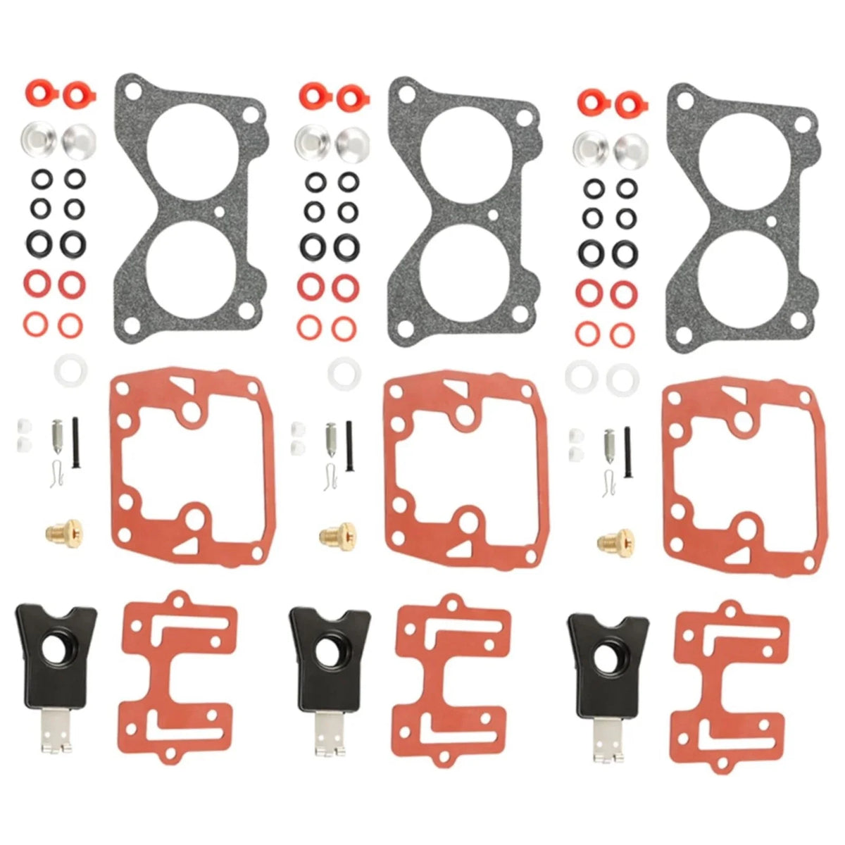 3Pcs Carburetor Kit for Johnson/Evinrude Outboard (434888, 435443, 0439076)
