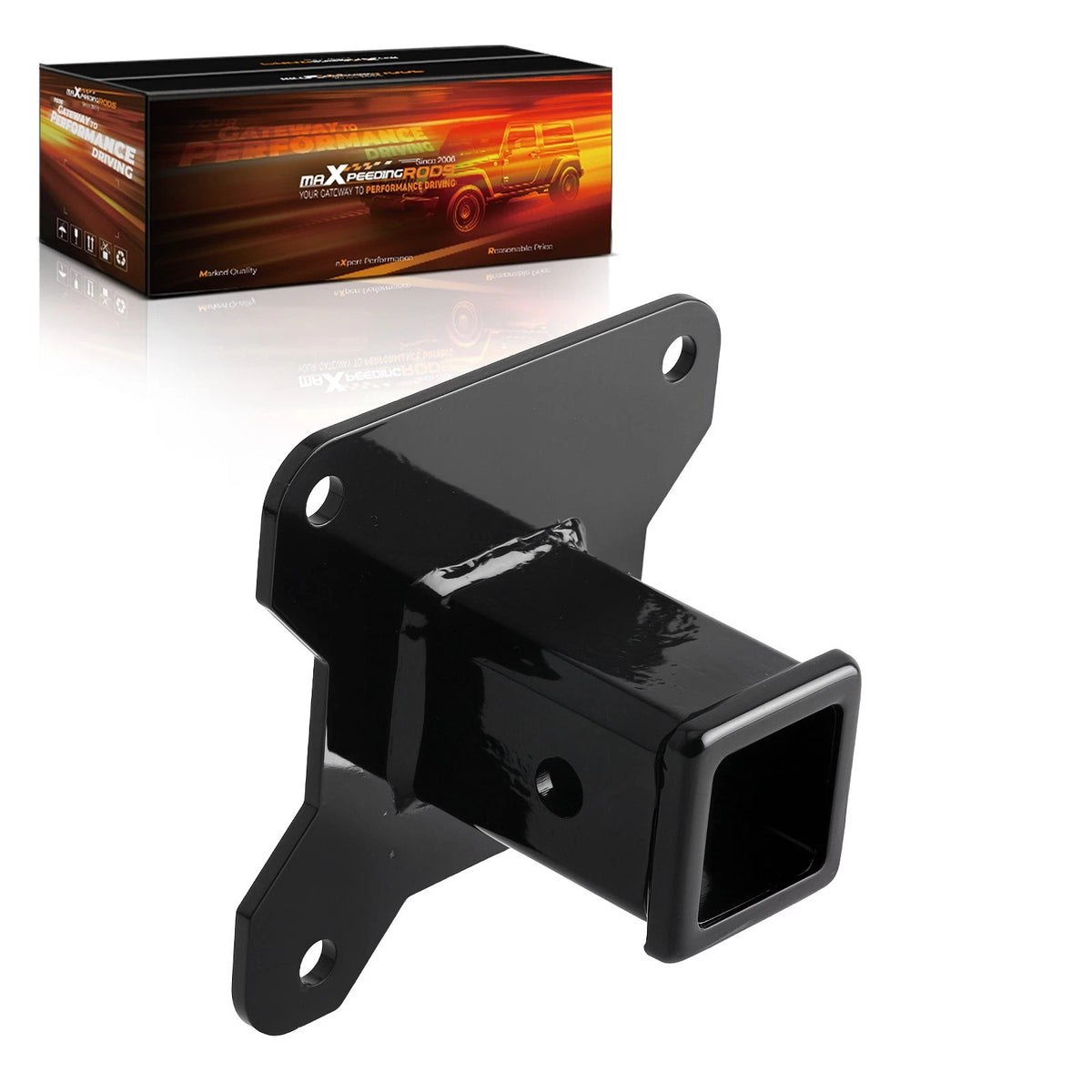2" Bolt On Trailer Hitch Kit for Polaris RZR XP 1000 (2014–2025) 12M9Q5