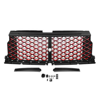 Badgeless Diamond Mesh Front Bumper Grille for Silverado 1500 LT RST (2022–2026)